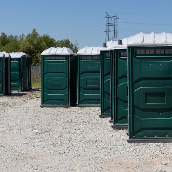 what is the difference between a standard event porta potty and a luxury event portable restroom